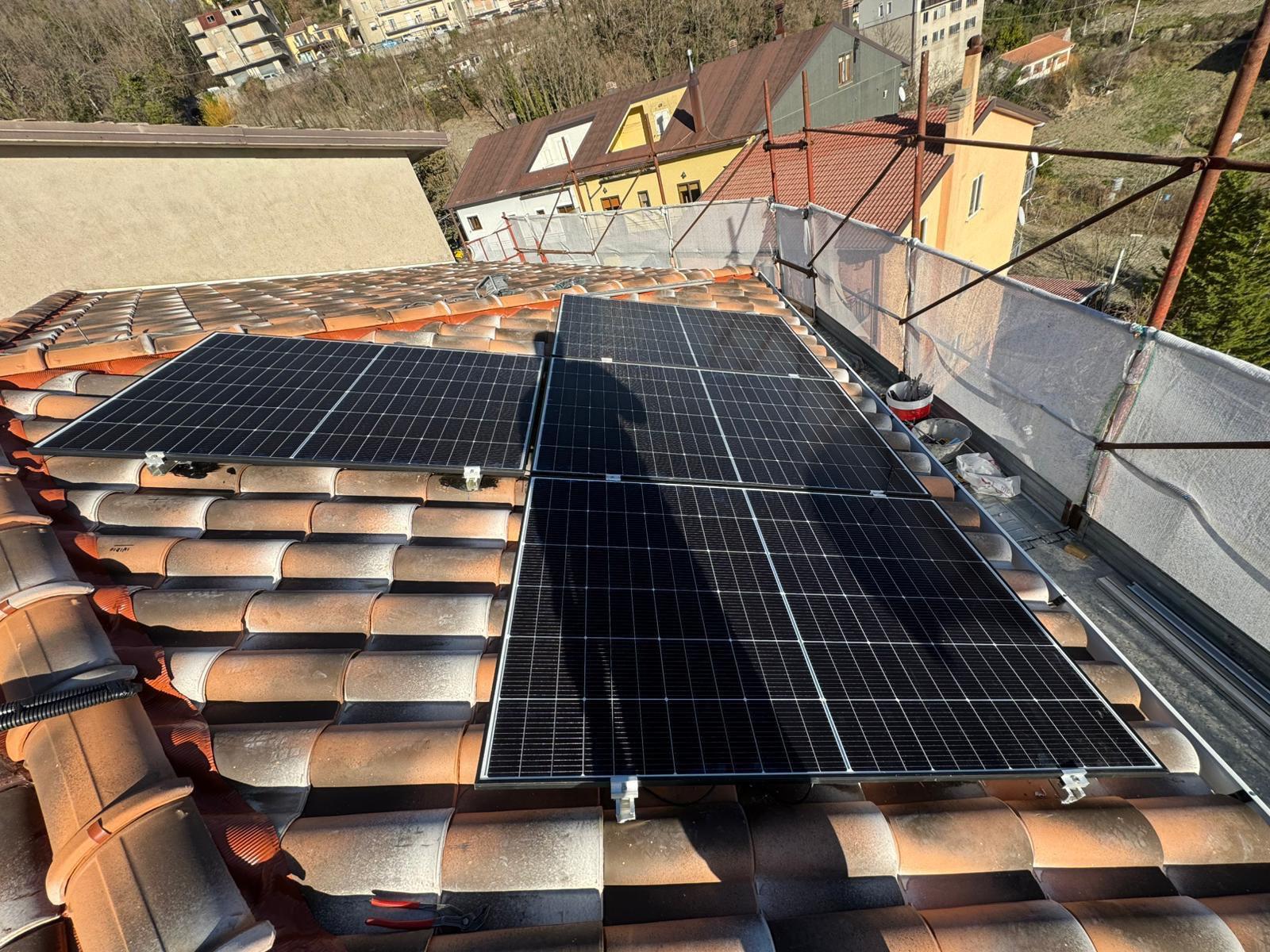 Appartamento privato: impianto fotovoltaico