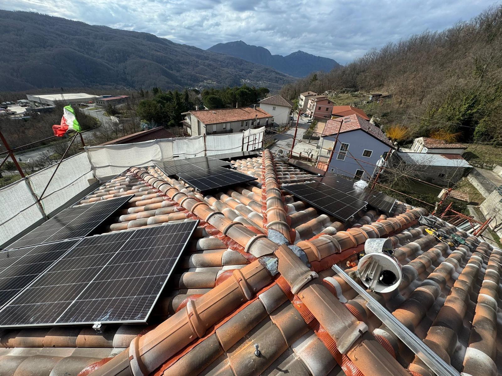 Appartamento privato: impianto fotovoltaico