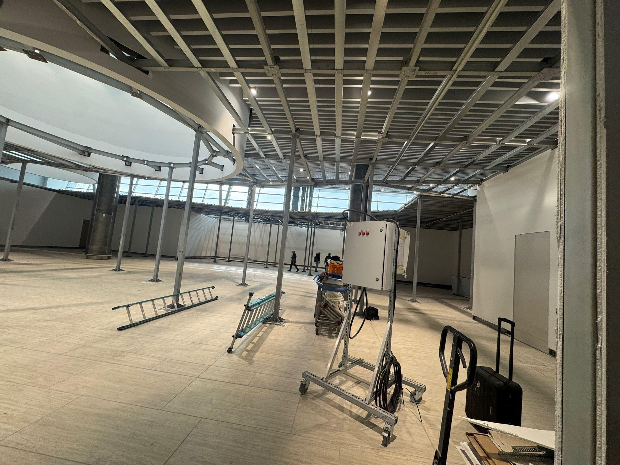 Lounge Air Canada: Nuovo cantiere Aeroporto Fiumicino