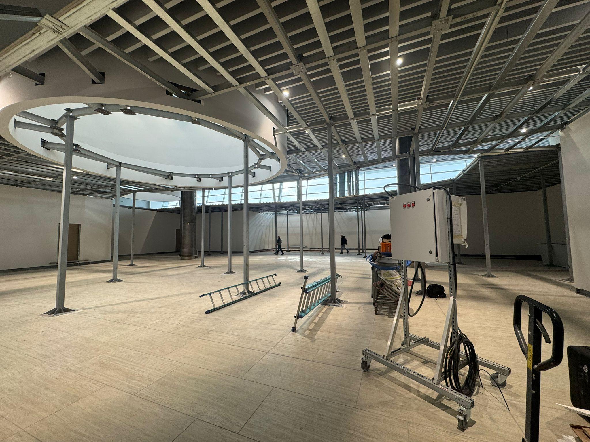 Lounge Air Canada: Nuovo cantiere Aeroporto Fiumicino