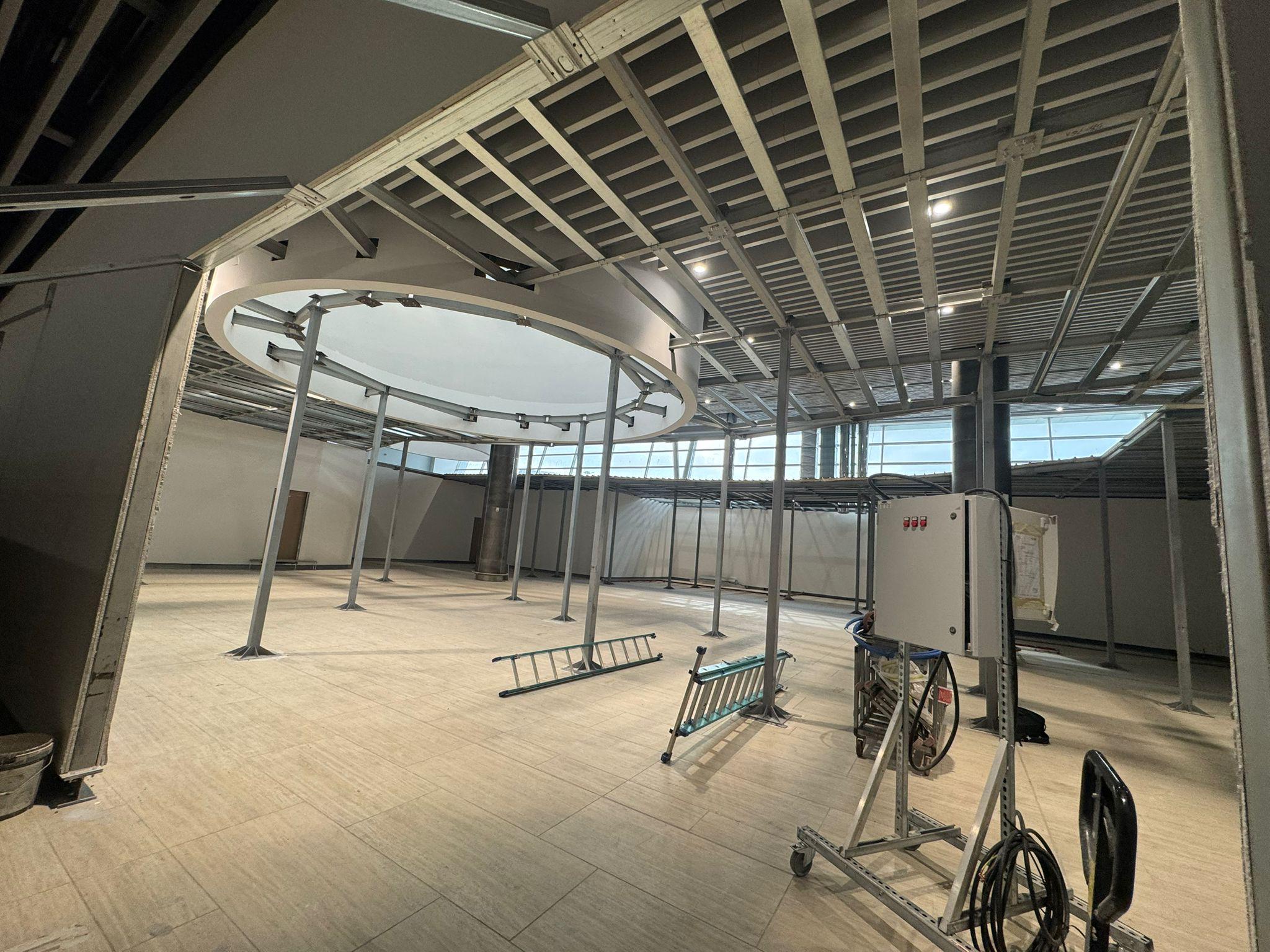 Lounge Air Canada: Nuovo cantiere Aeroporto Fiumicino